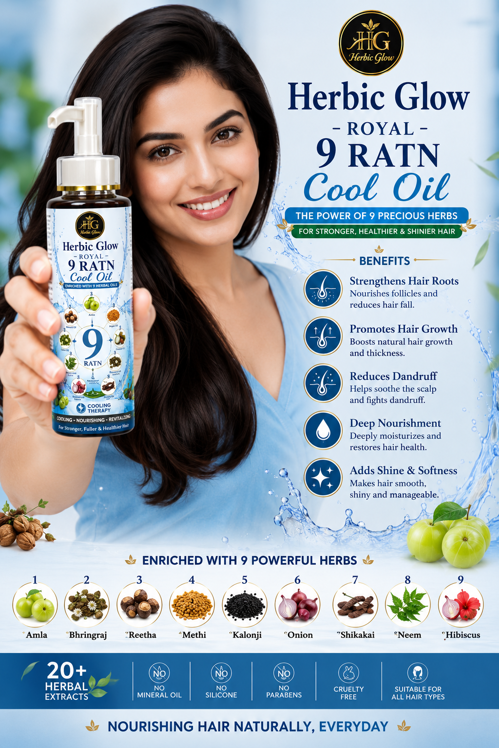 HerbicGlow Royal 9RtanHairoil