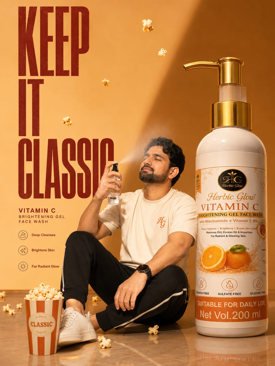Vitamin C facewash with Serum