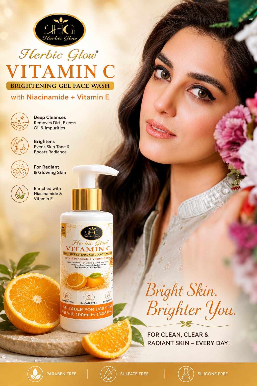 Vitamin C facewash with Serum