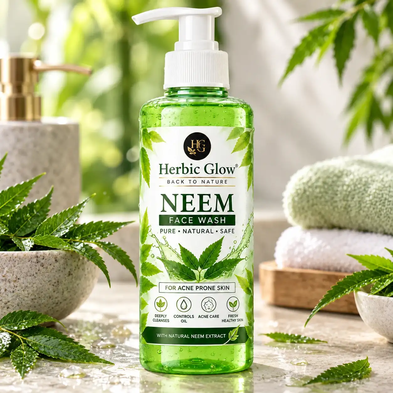 Neem Face Wash – Herbic Glow - Image 2