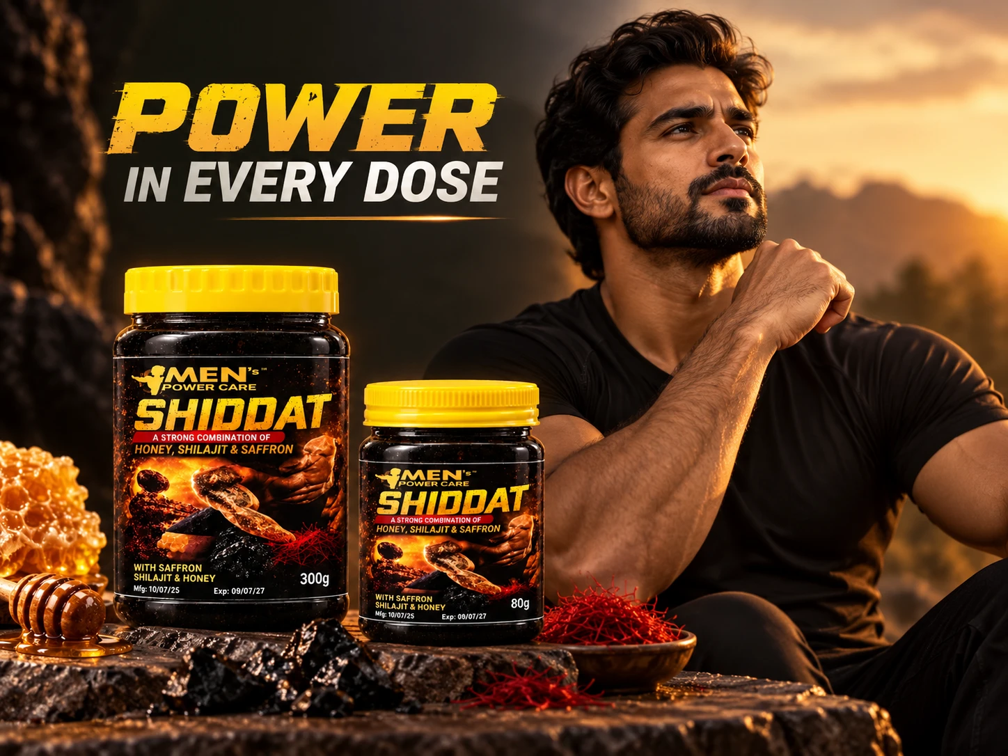 Shiddat men's fitness energy stamina and premium wellness product