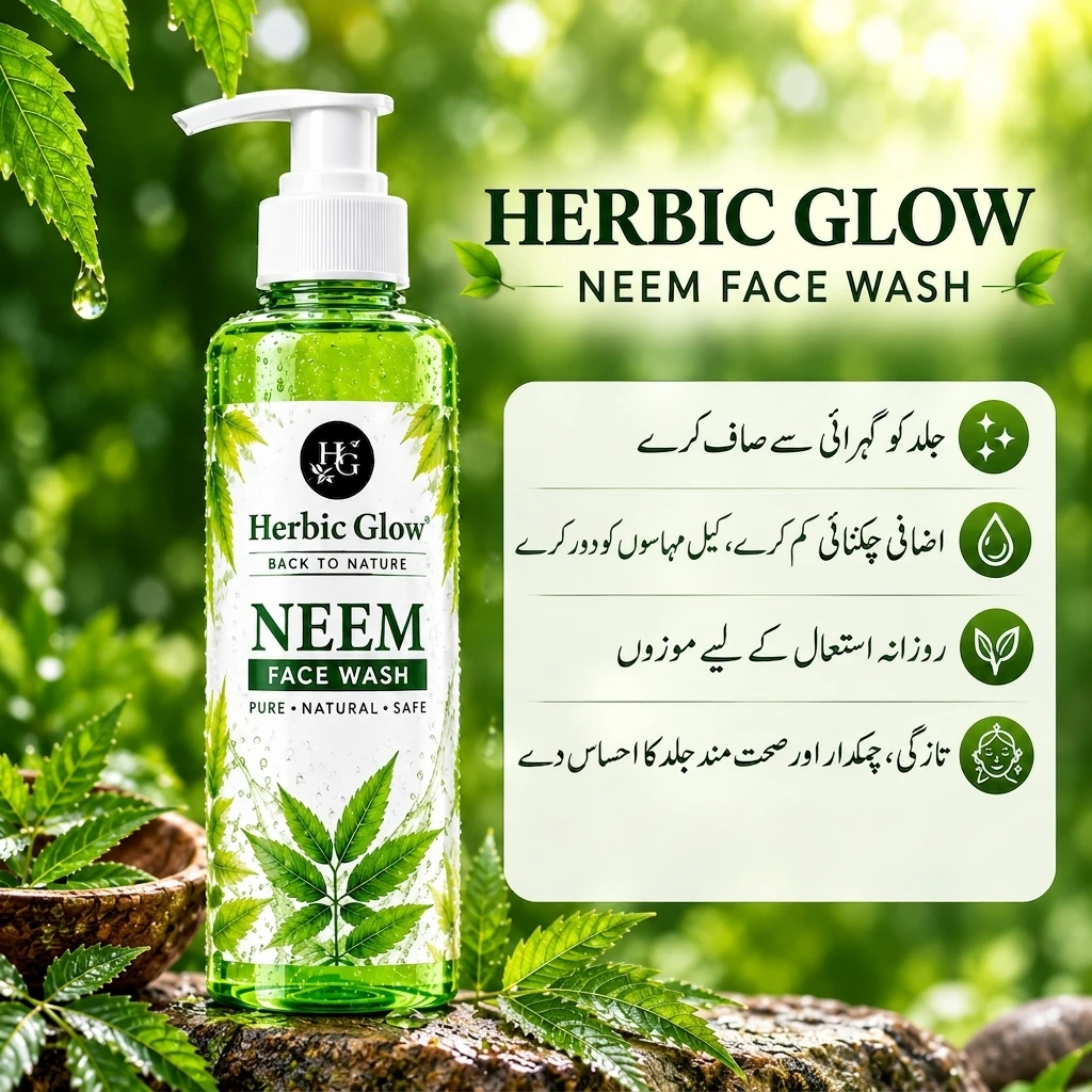 Neem Face Wash – Herbic Glow - Image 3